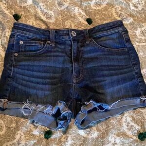 American Eagle Outfitters Dark Blue Jean Shorts